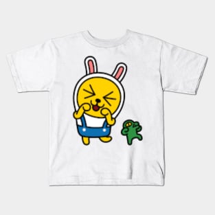 KakaoTalk Friends Muzi & Con (뿌잉뿌잉) Kids T-Shirt